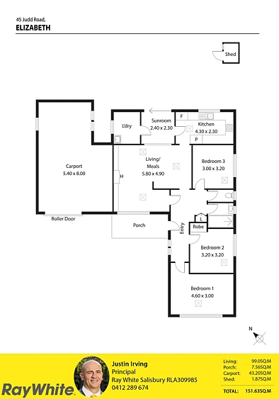 45 Judd Road, Elizabeth, SA 5112, 3 રૂમ, 1 બાથરૂમ, House