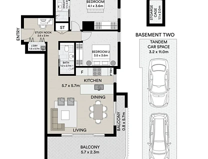 107/6 James Street, Blakehurst, NSW 2221, 2 ਕਮਰੇ, 2 ਬਾਥਰੂਮ, Apartment