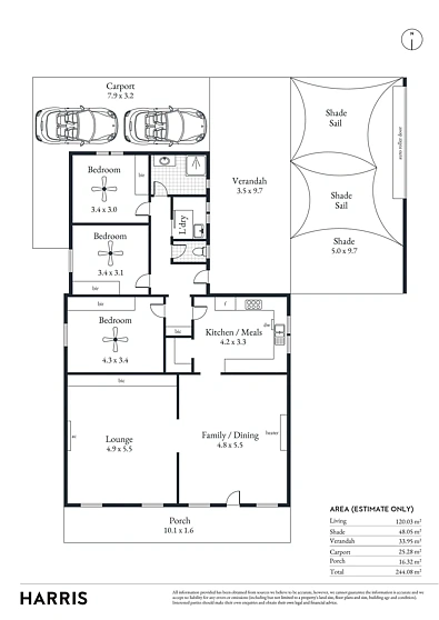 61 Overland Road, Croydon Park, SA 5008, 3房, 1浴, House