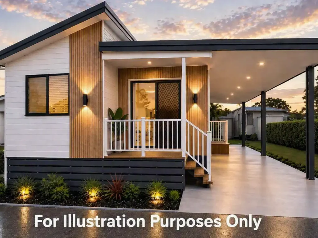 Little Mountain 2Zimmer Brand New Live-In 2 Bedroom Manufactured Home - Over 50s Palm Village, Caloundra