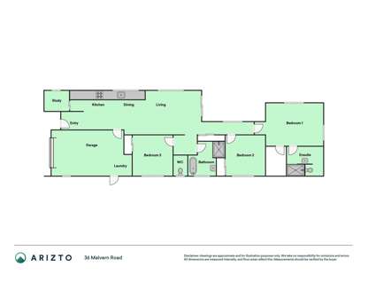36 Malvern Road, Wanaka, Otago, 3房, 2浴, 独立屋