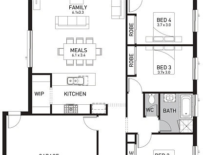 Lot 806 Protea Street (Greenwood Estate), Junction Village, South East Melbourne, 4房, 2浴, House