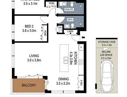 510/165 Frederick Street, Bexley, South Western Suburbs, 2 Kuwarto, 2 Banyo, Apartment