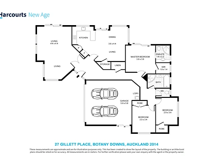 27 Gillett Place, Botany Downs, Manukau City, 3 غرف, 2 حمامات, House
