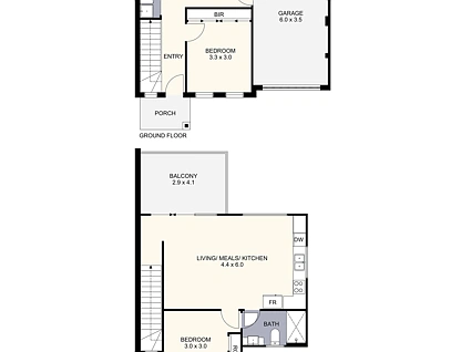 1,2,3/62 Conrad Street, St Albans, North West Melbourne, 3部屋, 2バスルーム, Townhouse