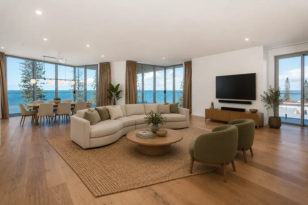 Brand New Executive Waterfront Residence with House-Sized Proportions