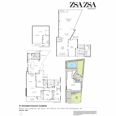 Plano ng Bahay - 51 Armadale Crescent, Coolbinia, WA 6050