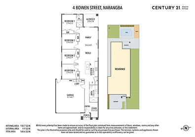 4 Bowen Street, Narangba, QLD 4504, 4 Bedrooms, 2 Bathrooms, House