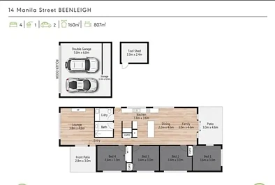 14 Manila Street, Beenleigh, QLD 4207, 4 chambres, 1 salles de bain, House