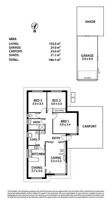 Floor plan - 24 Leewood Road, Paradise, SA 5075