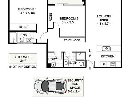 14/15-17 Fountain Street, Alexandria, Sydney CBD, 2 ห้องนอน, 2 ห้องน้ำ, Apartment