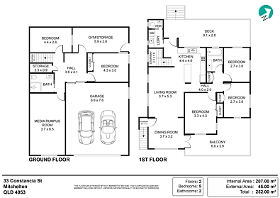 33 Constancia Street, Mitchelton, QLD 4053, 5 slaapkamers, 2 badkamers, House
