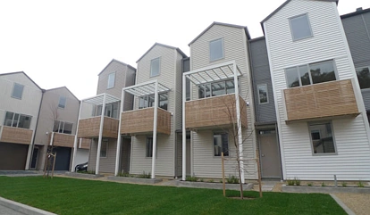 惠灵顿一开发商出租而不出售城内联排别墅