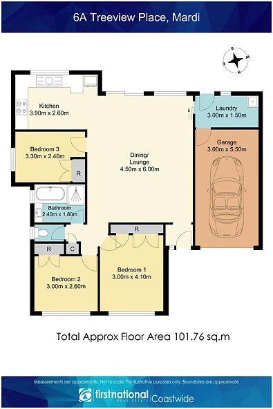 6a Treeview Place, Mardi, NSW 2259, 3 રૂમ, 1 બાથરૂમ, Apartment