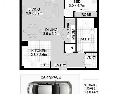 403/6 Betty Cuthbert Avenue, Sydney Olympic Park, Parramatta (Northwest suburbs), 1 غرف, 1 حمامات, Apartment