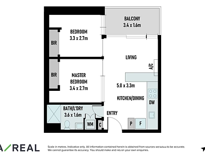 407/83 Flemington Road, North Melbourne, Melbourne CBD, 2 침실, 1 욕실, Apartment
