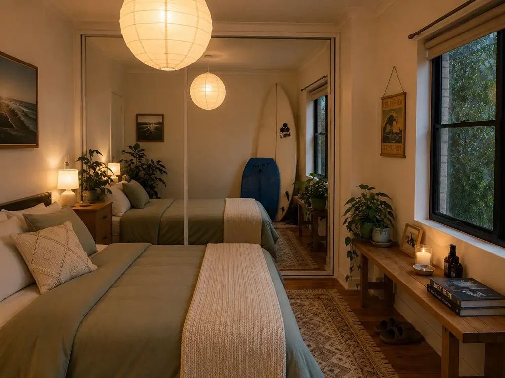 100 meter's from bed to board.