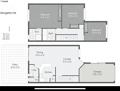 3/454-456 Coolangatta Road, Tugun, Gold Coast, 3 chambres, 2 salles de bain, Townhouse