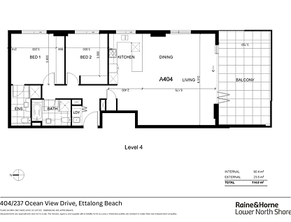 404/237 Ocean View Road, Ettalong Beach, Central Coast, 2 कमरे, 2 बाथरूम, Apartment