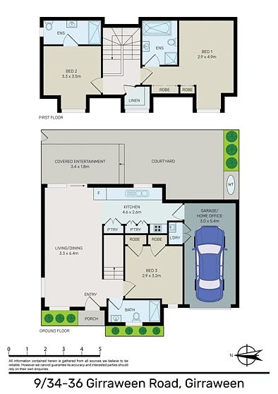 9/34-36 Girraween Road, Girraween, NSW 2145, 3 rūma, 3 rūma horoi, Townhouse