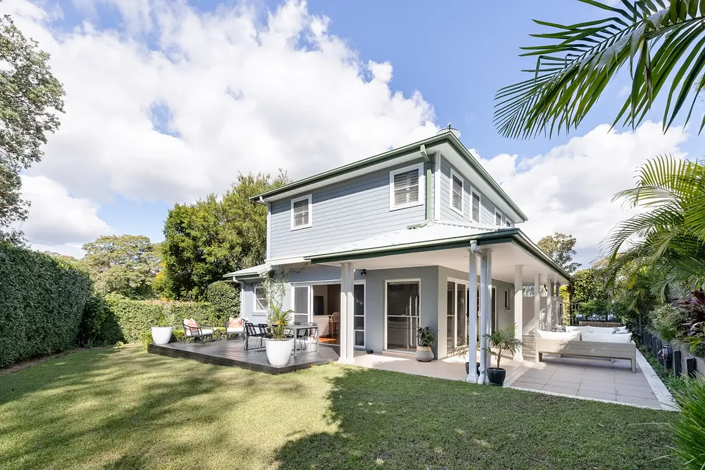 Gladesville 4 Bedroom Hamptons inspired family entertainer with North facing level lawns & double garage.