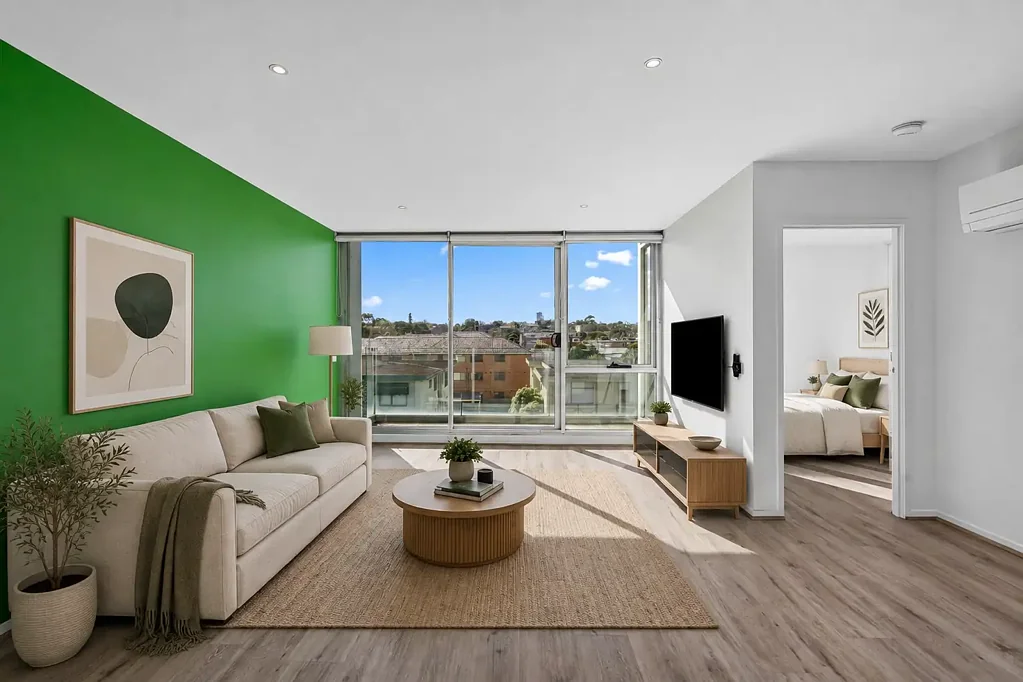 Contemporary Designer Living with Dual Balconies in the Heart of St Kilda