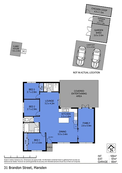 फ्लोर प्लान - 31 Brandon Street, Marsden, QLD 4132