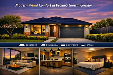 Drouin 4ਬੈੱਡਰੂਮ Modern 4‑Bed Comfort in Drouin’s Growth Corridor