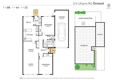 3/6 Ulupna Rd, Ormond, VIC 3204, 2 rūma, 1 rūma horoi, House