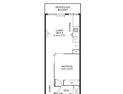 G04/244 Dorcas Street, South Melbourne, Melbourne CBD, 1 phòng ngủ, 1 phòng tắm, Apartment