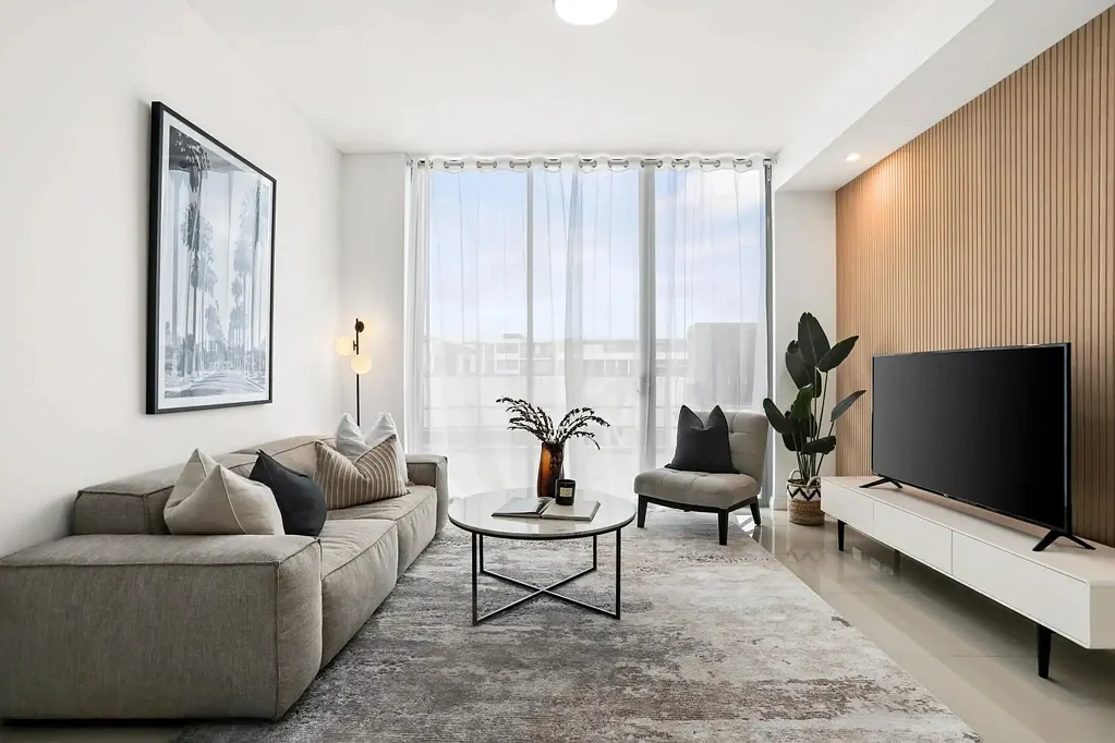 North Facing Split Level Apartment with Multipurpose Room