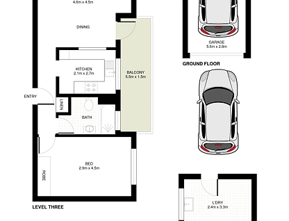 8/174-176 Gardeners Road, Kingsford, Eastern Suburbs, 1 રૂમ, 1 બાથરૂમ, Apartment