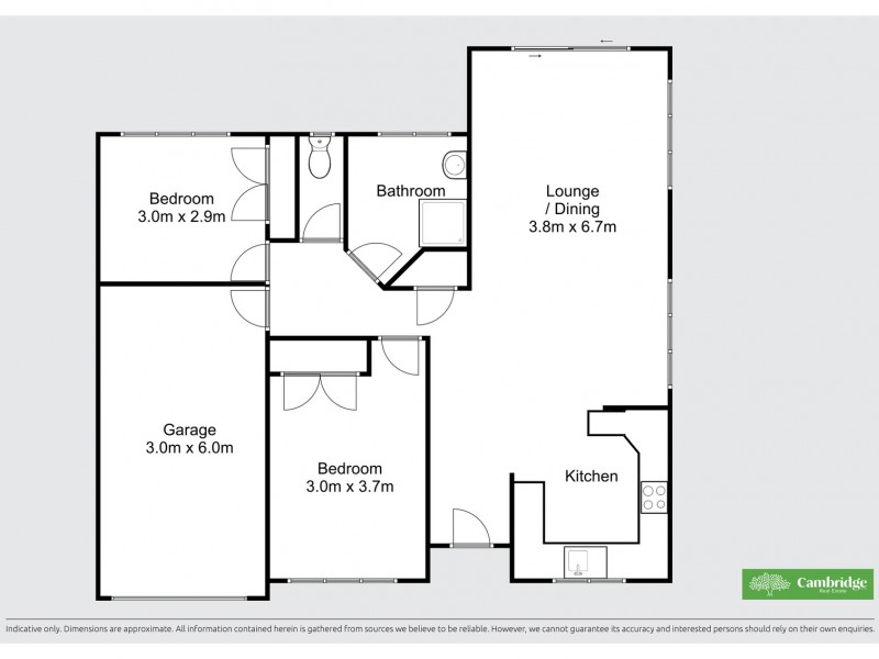 2/7 Anzac Street, Cambridge, Waipa, 2 રૂમ, 0 બાથરૂમ, Office Premises