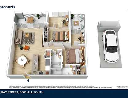 7/3 Hay Street, Box Hill South, VIC 3128, 2 ਕਮਰੇ, 2 ਬਾਥਰੂਮ, Apartment