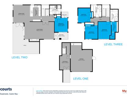 2/2 The Esplanade, Castor Bay, North Shore City, Auckland, 4部屋, 3バスルーム, House