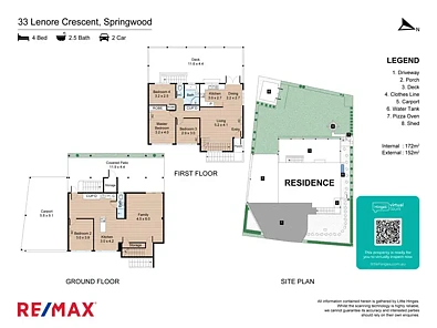 33 Lenore Crescent, Springwood, QLD 4127, 4房, 2浴, House