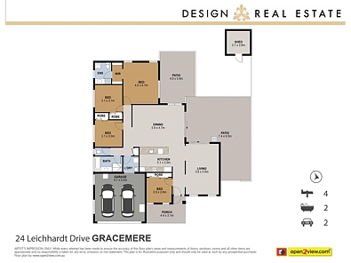 24 Leichhardt Drive, Gracemere, QLD 4702, 4 slaapkamers, 2 badkamers, House