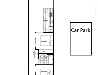 4/38 Mt Alexander Road, Travancore, North West Melbourne, 2部屋, 1バスルーム, Apartment