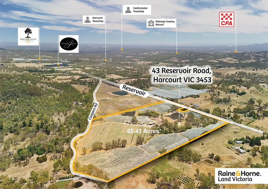Harcourt 6ห้องนอน Freehold & Going Concern - Premium Harcourt Apple Orchard with Equipments - 65.43 Acres with Two Homes!