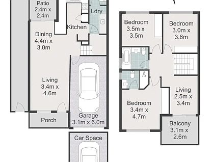 6/2 Rory Court, Calamvale, Brisbane - Southern Region, 3 રૂમ, 2 બાથરૂમ, Townhouse