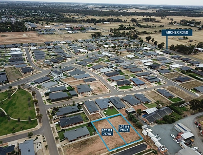 LOT Lots/193 & 194 Connewarra Street, Kialla, Wangaratta, 0 कमरे, 0 बाथरूम, Section