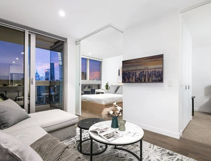 3905/38 Rose Lane, Melbourne, Melbourne CBD, 2 침실, 1 욕실, Apartment