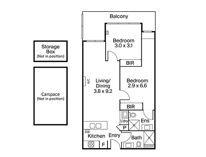 1005/59 Paisley Street, Footscray, Western Melbourne, 2 chambres, 2 salles de bain, Apartment