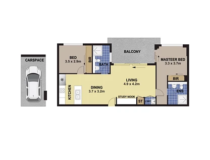 B305/35 Rawson Street, Auburn, Parramatta (Northwest suburbs), 2 침실, 2 욕실, Unit