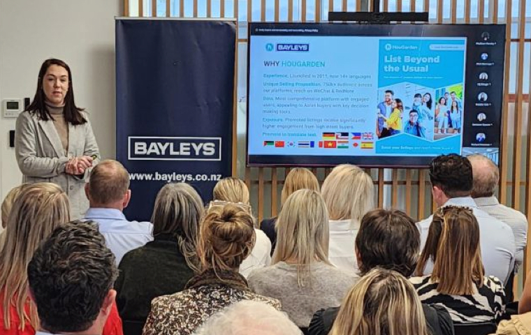 HouGarden Engages Bayleys Otago Team to Connect with Diverse Buyer Communities