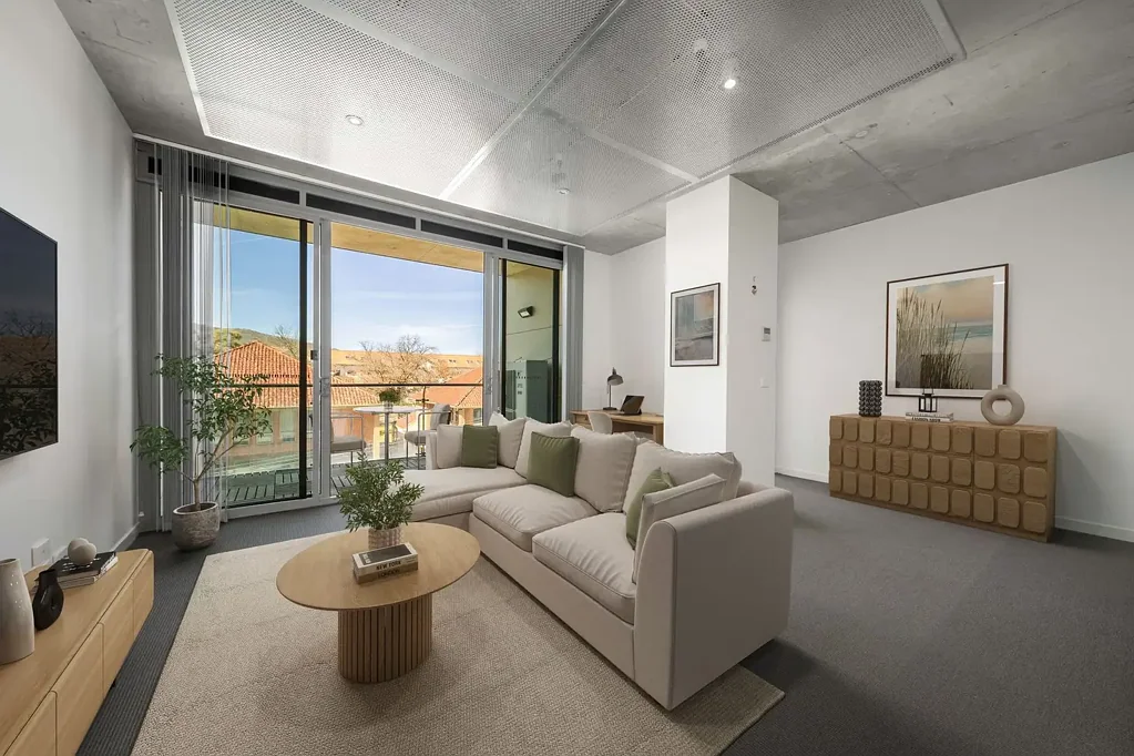 Braddon 1房  Modern Industrial Style, Mode 3 Apartment with oversized 27m2 car space.