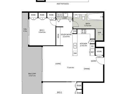 102/50 Mclachlan Avenue, Darlinghurst, Sydney CBD, 2 habitaciones, 1 baños, Apartment