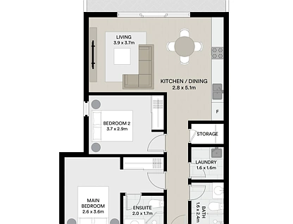 41/564-570 Liverpool Road, Strathfield South, Inner West, 2 Schlafzimmer, 2 Badezimmer, Apartment