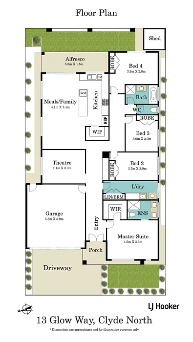 13 Glow Way, Clyde North, VIC 3978, 4 slaapkamers, 2 badkamers, House