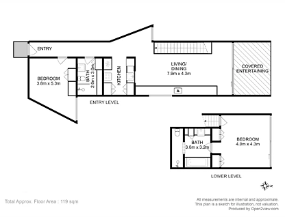 Luna 3/12990 Tasman Highway, Swansea, South East, 2 غرف, 2 حمامات, House